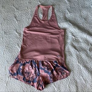 Nike Running shorts and matching tank